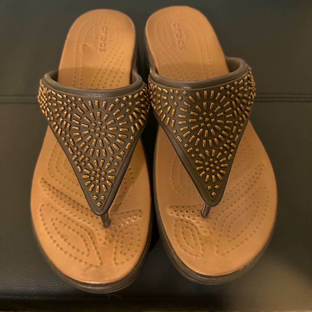 Crocs flip flops